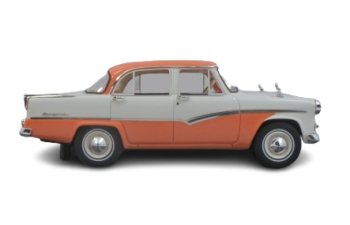 PRINCE Skyline 4 door sedan (1957), grey/orange