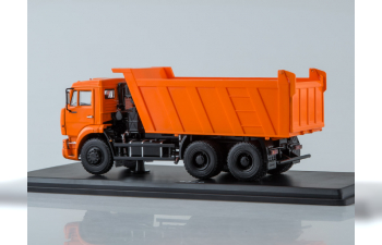 Камский грузовик 6520 самосвал, оранжевый
