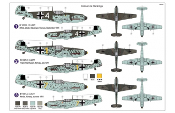 Сборная модель Bf 109T-2 "Toni over North Sea"