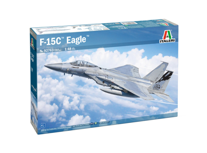 Сборная модель McDONNEL DOUGLAS F-15c Eagle Military Airplane 1986