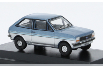 FORD Fiesta MKI (1981), blue/silver