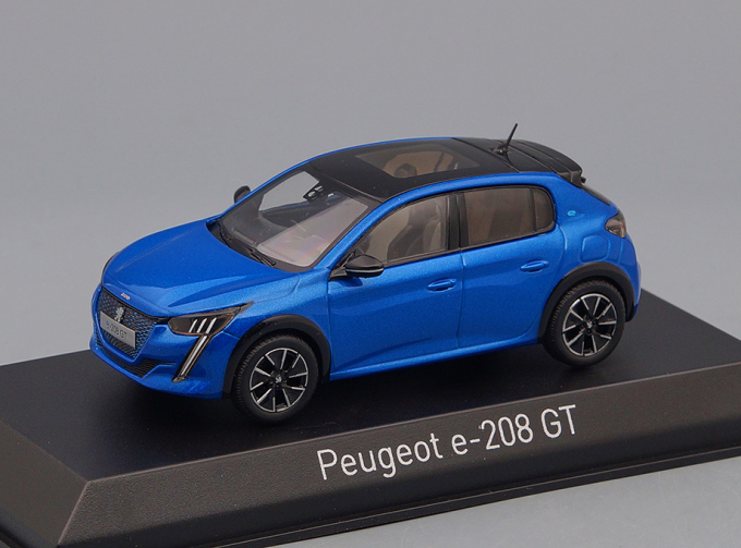 PEUGEOT E-208 GT (2019), blue