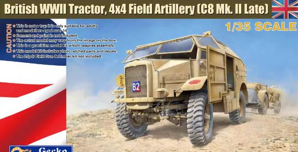 Сборная модель British WWII Tractor C8 Late