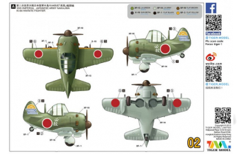 Сборная модель Nakajima Ki-84 Fighter