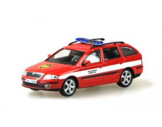 SKODA Octavia II Combi Prague Fire Brigade (2012), red