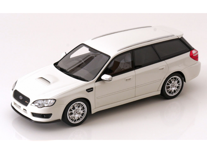 SUBARU Legacy Touring Wagon STI (2007), white