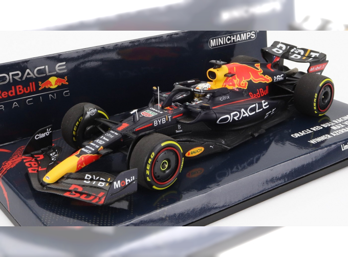 RED BULL F1 Rb18 Team Oracle Red Bull Racing N 1 World Champion Winner Azerbaijan Gp 2022 Max Verstappen, Matt Blue Yellow Red