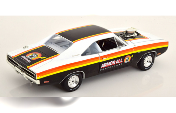 DODGE Charger Armor All (1970), white black orange