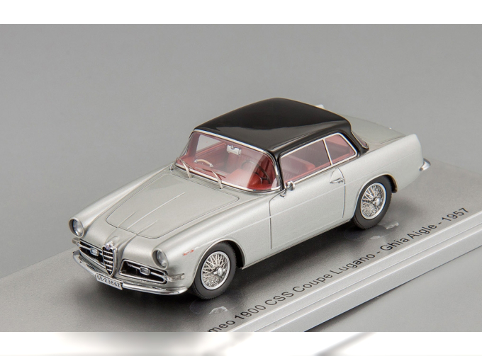 Alfa Romeo 1900 CSS Coupé Lugano Ghia Aigle 1957 (silver)