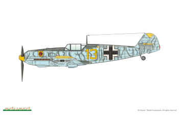 Сборная модель Немецкий истребитель Messerschmitt BF.109 E-4 ProfiPACK