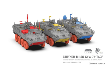 Сборная модель командирская машина M1130 Stryker CV и CV-TACP (1+1)