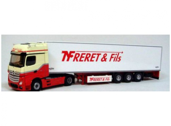 MERCEDES-BENZ ACTROS MP4 GIGASPACE c полуприцепом-рефрижератором FRERET 2014