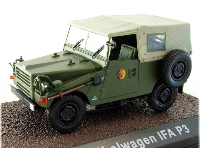 IFA P3 Kubelwagen, серия NVA-Fahrzeuge от Atlas Verlag, хаки