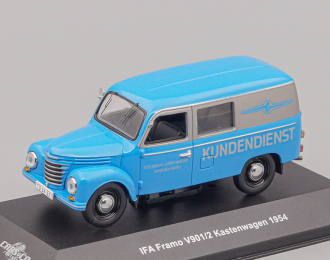 (Б/У) IFA Framo V901/2 Kastenwagen - Barkas Kundendienst 1954, blue