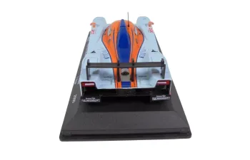 LOLA Aston Martin B09/60 6.0l V12 Team Gulf Amr Eastern Europe №007 24h Le Mans (2009) Tomas Enge - Stefan Mucke - Jan Charouz, Light Blue Orange