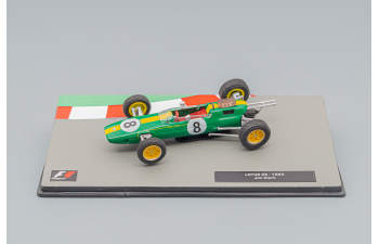 LOTUS F1 25 #8 World Champion Season 1963 Jim Clark, Green Yellow