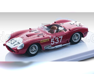 MASERATI 450s 4.5l V8 Team Officine Alfieri Maserati №537 Mille Miglia (1957) Denis Jenkinson - Stirling Moss, Red White