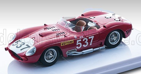 MASERATI 450s 4.5l V8 Team Officine Alfieri Maserati №537 Mille Miglia (1957) Denis Jenkinson - Stirling Moss, Red White