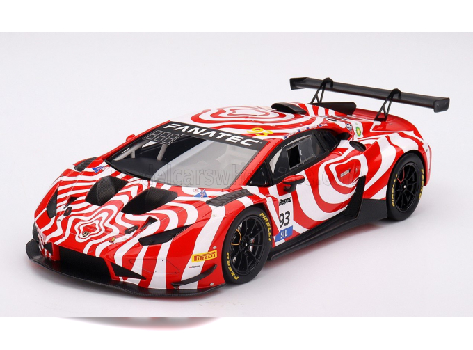 LAMBORGHINI Huracan Gt3 Evo2 5.2l V10 Team Wall Racing №93 12h Bathurst (2024) Tony D'alberto - Adrian Deitz - Grant Denyer - David Wall, White Red