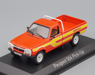 PEUGEOT 504 Pick-Up 4x4 Dangel 1985 Red/Yellow