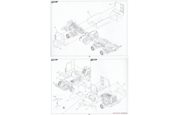 Сборная модель Russian 63095 Typhoon-U 6x6 Mine resistant ambush protected vehicle w/Sagged wheel set x6 PCS