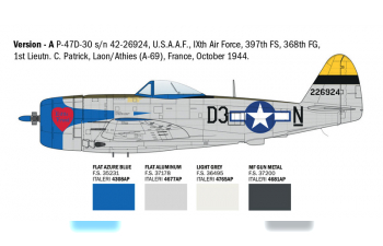 Сборная модель P-47D E.T.O.