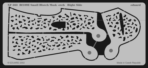 Окрасочный трафарет Немецкий истребитель Messerschmitt Bf.109 E