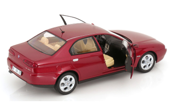 ALFA ROMEO 166 3.0 V6 (1998) – Beige Interior, Rosso Proteo Met Red