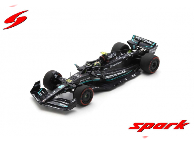 MERCEDES-BENZ GP F1 W14 Team Mercedes-amg Petronas Formula One №44 2nd Spain Gp (2023) Lewis Hamilton, Matt Black