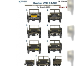 Декаль Dodge WC-51/53 part II