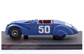 Chenard & Walker Tank #50 24h LeMans Raymond Glaszmann, Raphaël Manso de Zuñiga (1925)