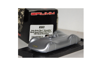 AUTO UNION Tipo C Streamline World Speed Record (1937) 406.3 Km/h B.Rosemeyer, Silver