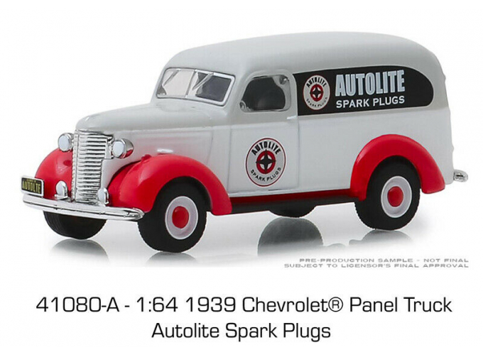 CHEVROLET Panel Truck "Autolite Spark Plugs" 1939