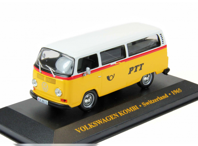 VOLKSWAGEN Kombi Switzerland (1965), yellow/white