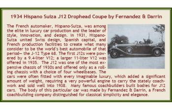 HISPANO SUIZA J12 Купе производвства Фернандес и Даррен (Париж) (1934), синий