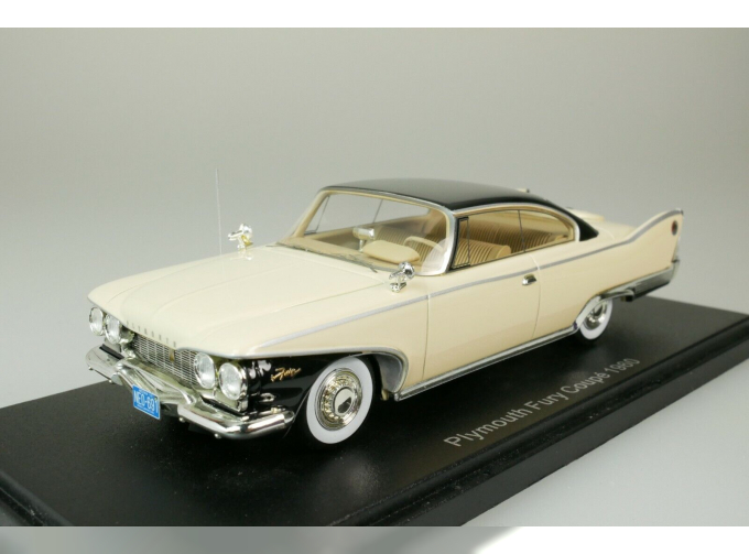 PLYMOUTH Fury Coupe (1960), light beige / black