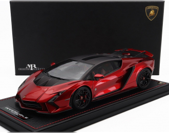 LAMBORGHINI Invencible (2023) - Con Vetrina - With Showcase, Rosso Efesto - Red Met