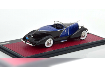 DUESENBERG J SWB French True Speedster by Figoni #J-153-2178 1931 Black/Blue