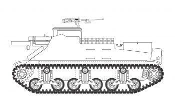 Сборная модель M7 Priest