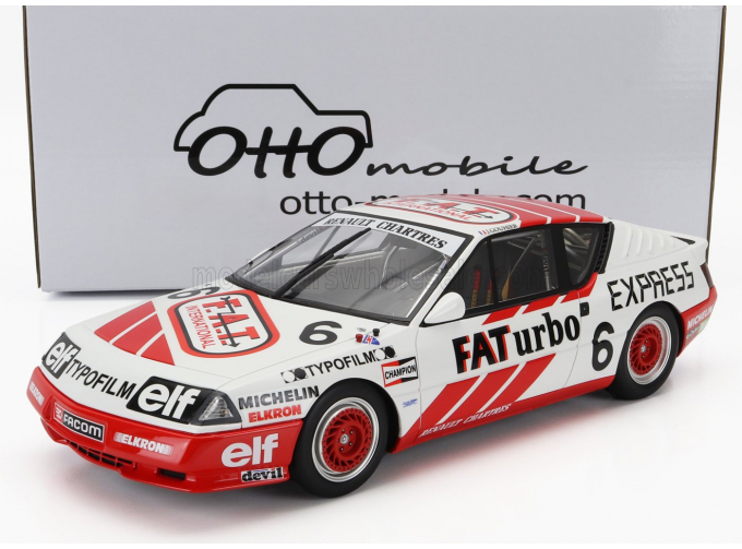 RENAULT Gta Alpine №6 Europa Cup (1987) J.Gouhier, White Red