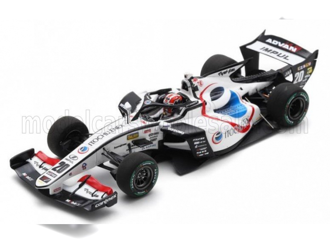 DALLARA Sf23 Trd 01f Team Enex Impul №20 Super Formula Season (2024) Yuji Kunimoto, White Black Red