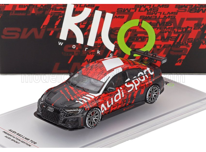 AUDI A3 Rs3 Lms №0 Press (2025), Red Black