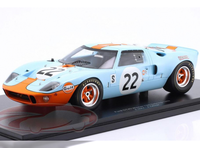 FORD GT40 "Gulf" №22 Winner 12h Sebring Jacky Ickx, Jackie Oliver (1969)