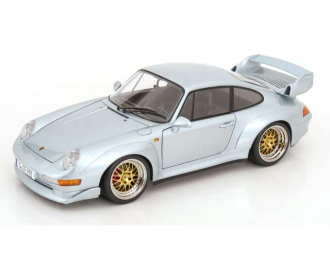 PORSCHE 911 (993) GT2 BBS rims (1996), polar silver