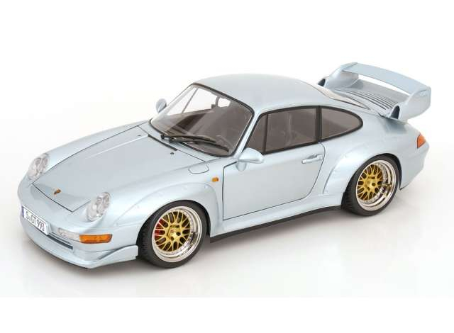 PORSCHE 911 (993) GT2 BBS rims (1996), polar silver