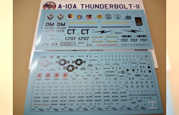 Декаль A-10A Thunderbolt SCUD Hunter with stencils