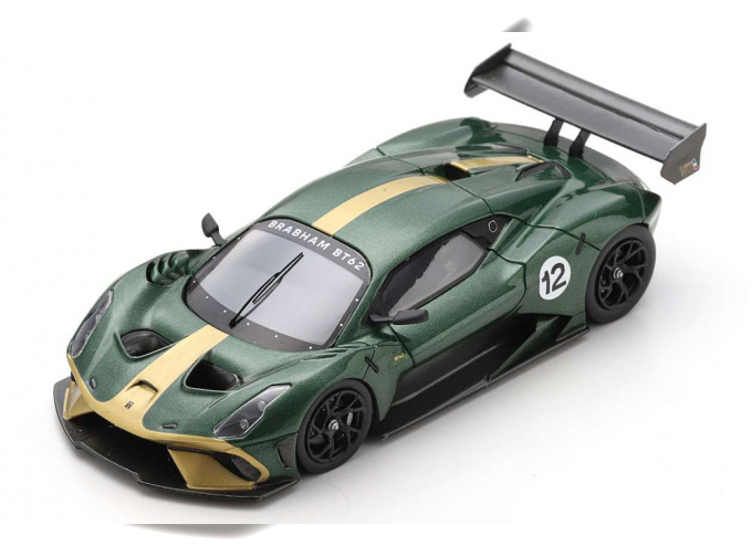 BRABHAM BT 62 Presentation (2019), dark green / golden