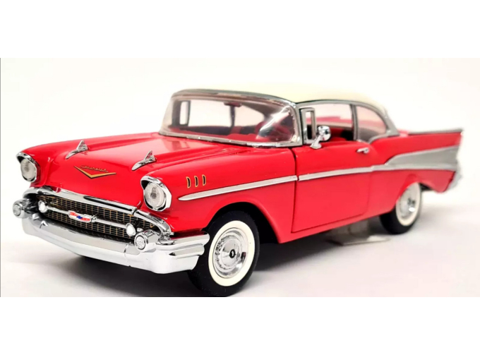 CHEVROLET Bel Air (1957), Red/White