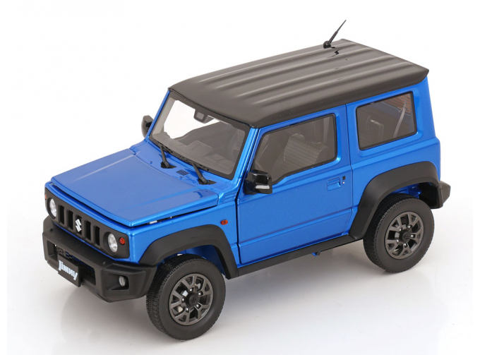 SUZUKI Jimny JB64 LHD, blue metallic / black