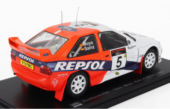 FORD Escort Wrc Team Repsol №5 Winner Rally Indonesia (1997) Carlos Sainz - Luis Moya, White Orange Red